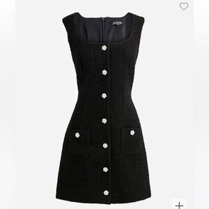 NWT J. Crew Sophia Crystal Button Dress